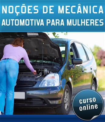 Curso Online Noções de Mecânica Automotiva para Mulheres