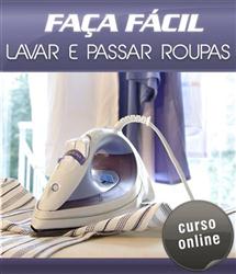 Curso Online Faça Fácil -  Lavar e Passar Roupas